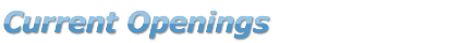 Current Openings